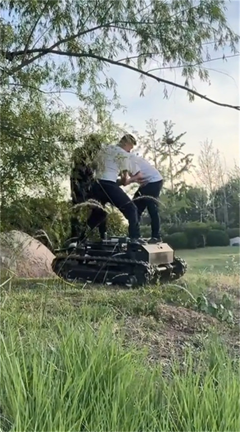 TANK Series Lawn Mower Display